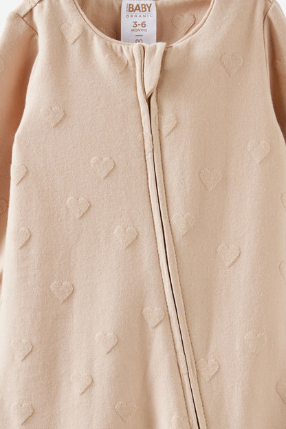 Growie Long Sleeve Zip Romper