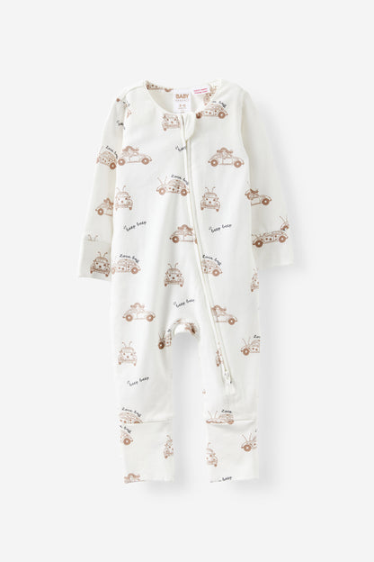Growie Long Sleeve Zip Romper