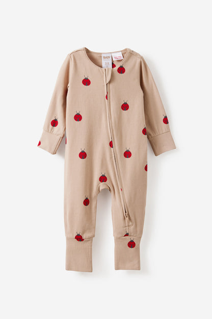 Growie Long Sleeve Zip Romper