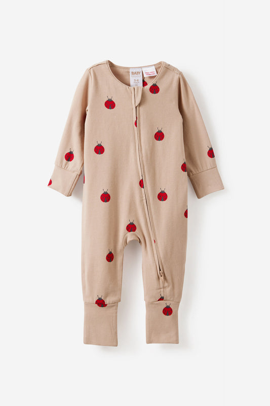 Growie Long Sleeve Zip Romper