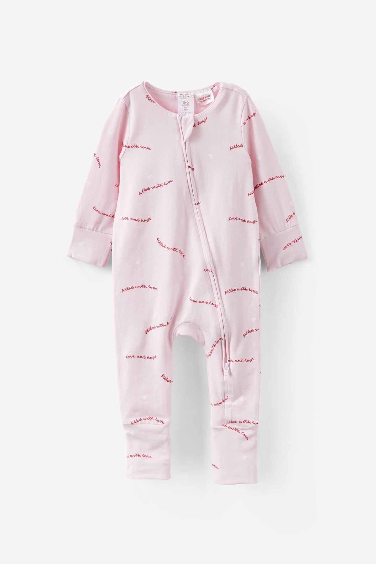 Growie Long Sleeve Zip Romper