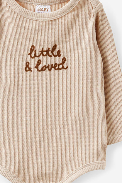 Organic Pointelle Long Sleeve Bubbysuit