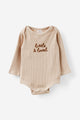Organic Pointelle Long Sleeve Bubbysuit