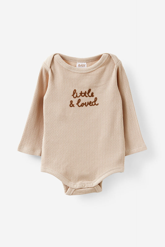 Organic Pointelle Long Sleeve Bubbysuit