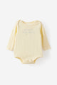 Organic Pointelle Long Sleeve Bubbysuit
