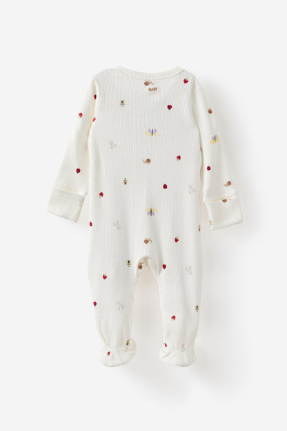 Littlie Organic Long Sleeve Zip Romper