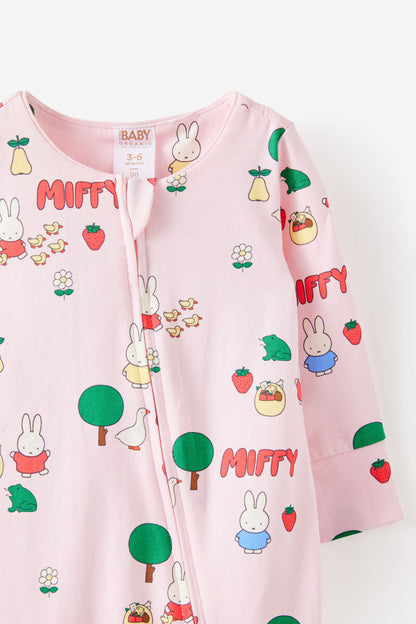 Growie Long Sleeve Zip Romper - License