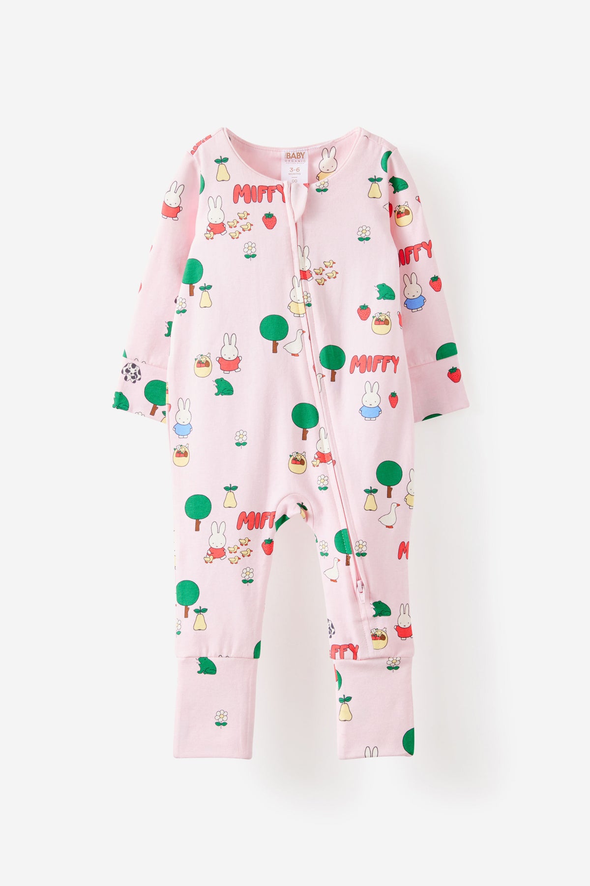 Growie Long Sleeve Zip Romper - License