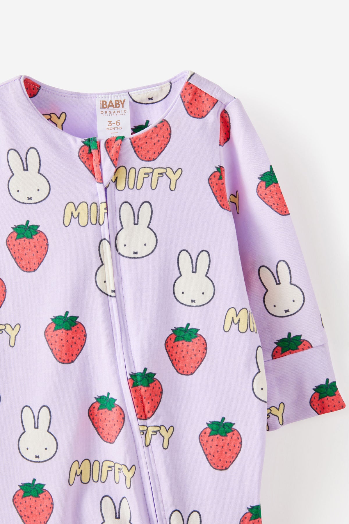 Miffy Long Sleeve Zip Romper