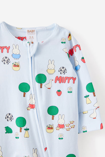 Miffy Long Sleeve Zip Romper