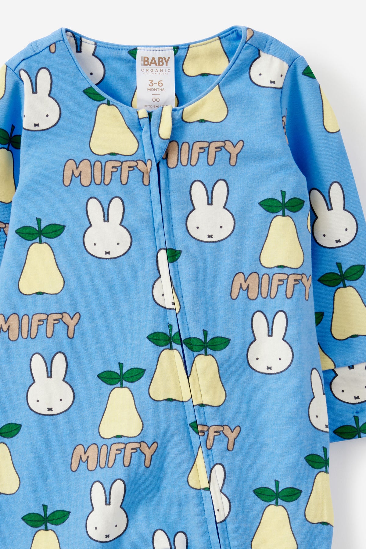 Miffy Long Sleeve Zip Romper