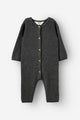 Organic Blend Knit Long Sleeve Romper