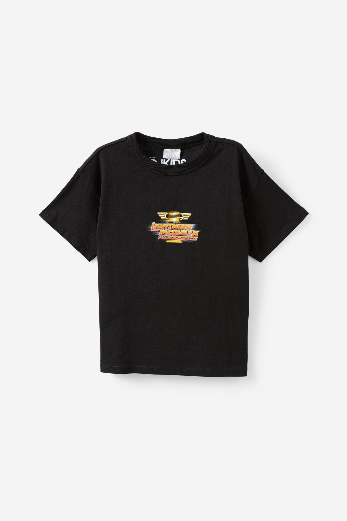 Lightning McQueen Disney Pixar Drop Shoulder Short Sleeve Tee