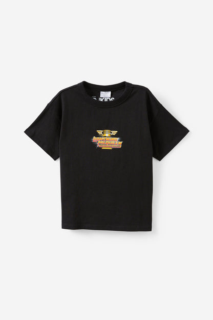 Lightning McQueen Disney Pixar Drop Shoulder Short Sleeve Tee