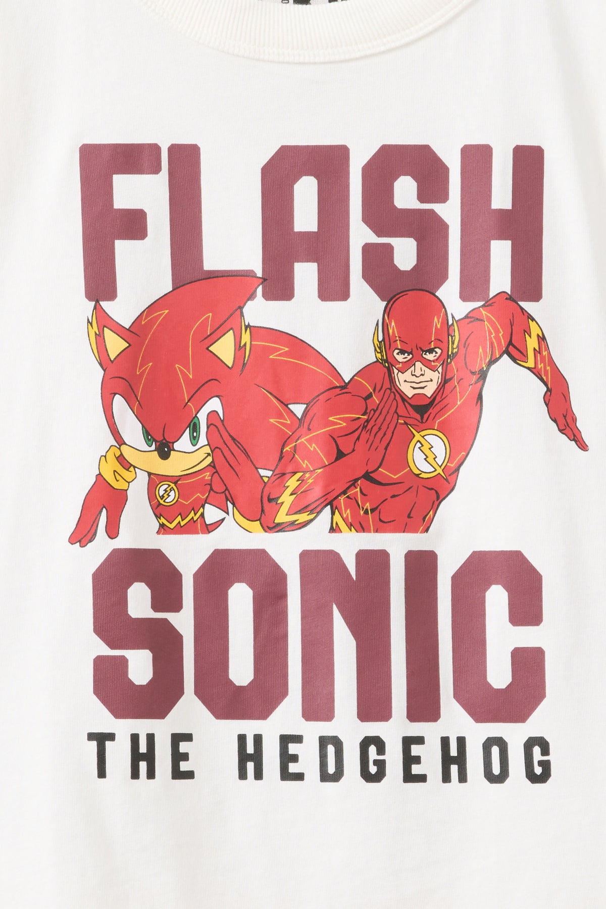 Sonic x DC Comics Drop Shoulder Short Sleeve Tee