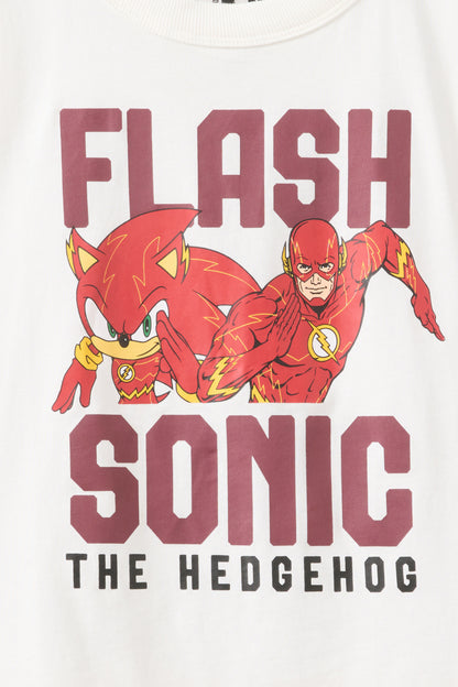 Sonic x DC Comics Drop Shoulder Short Sleeve Tee