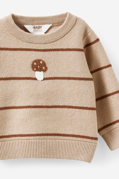 Organic Blend Knit Sweater