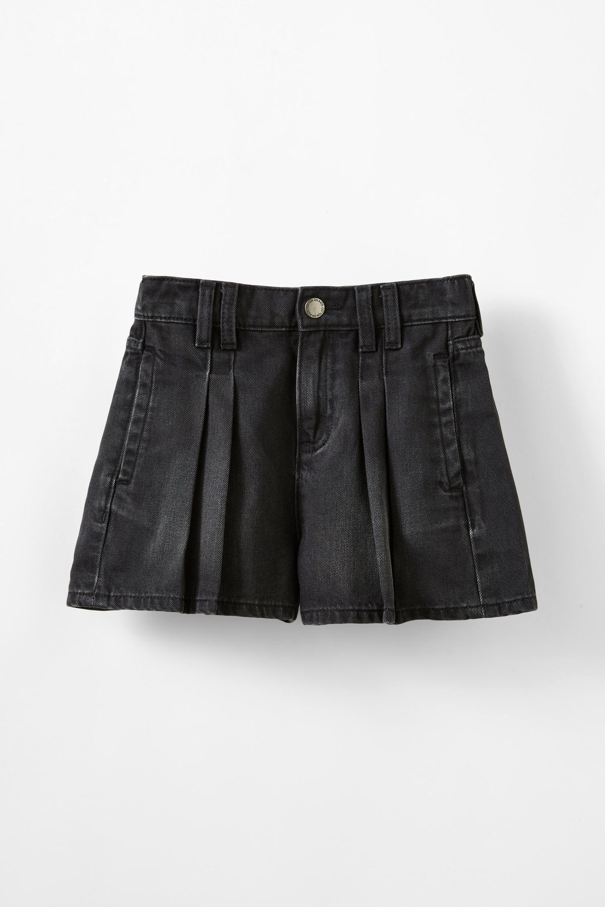 Sarai Pleat Front Denim Short
