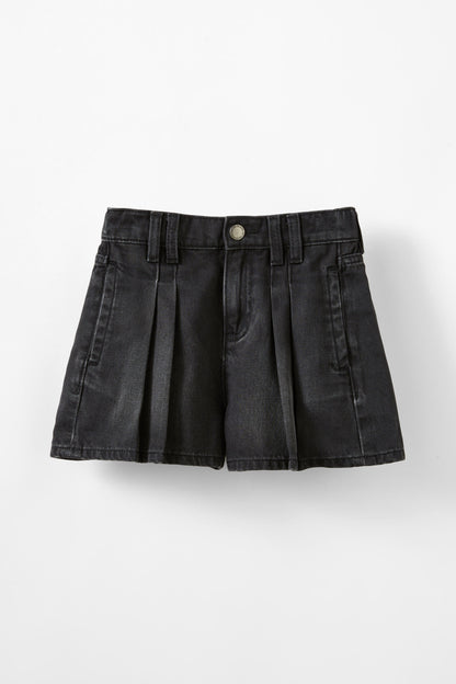 Sarai Pleat Front Denim Short