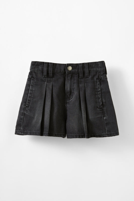 Sarai Pleat Front Denim Short