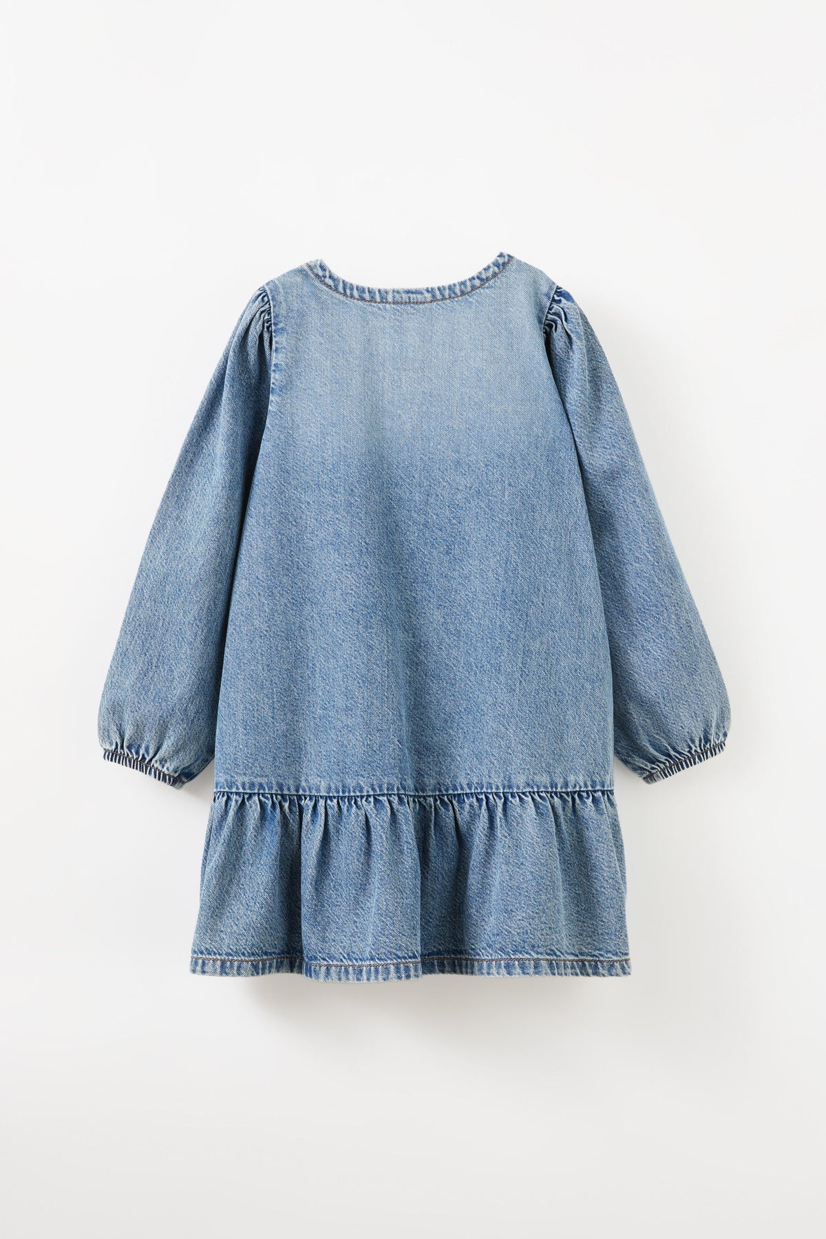 Betty Bow Front Denim Dress
