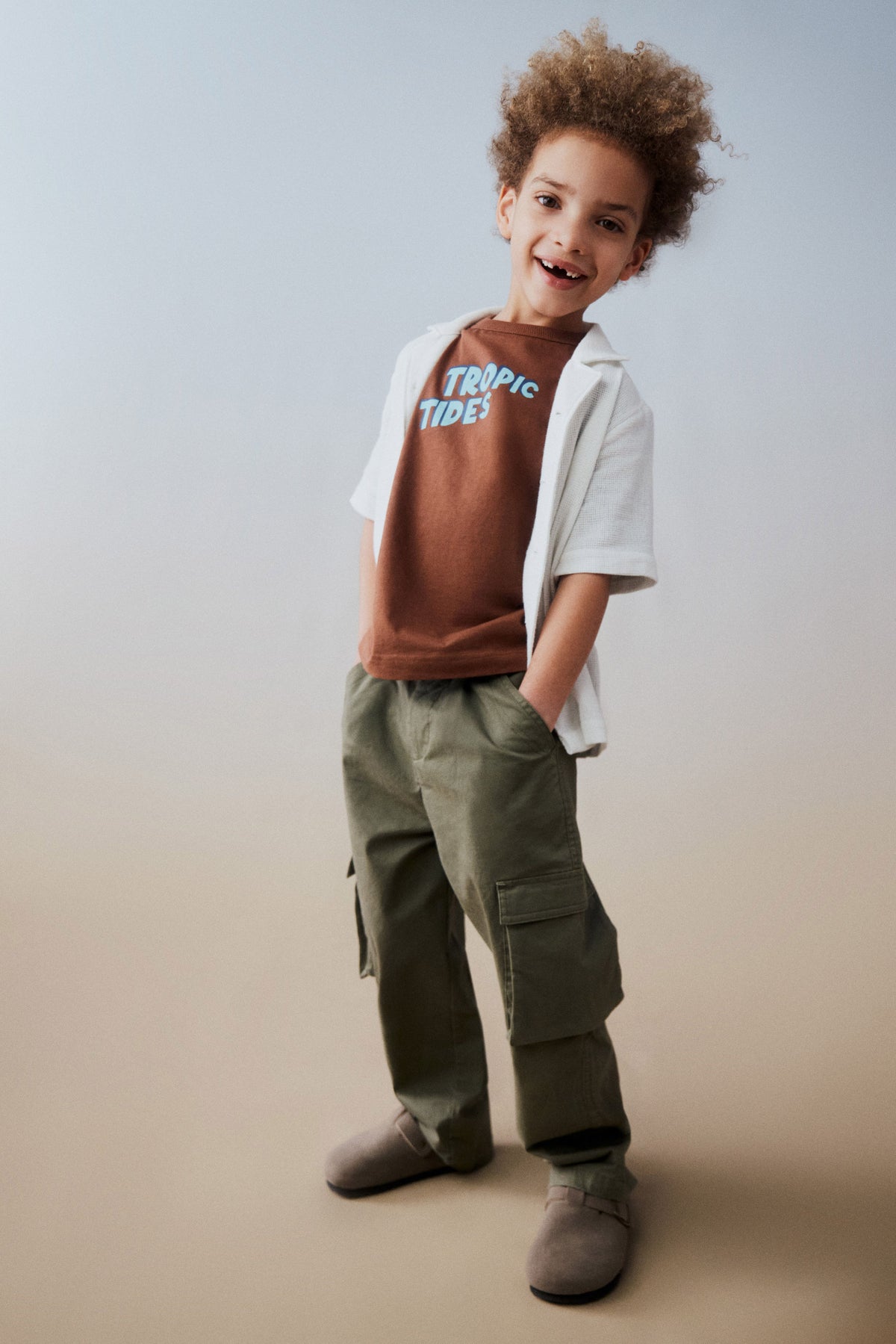 Pleat Front Cargo Pant