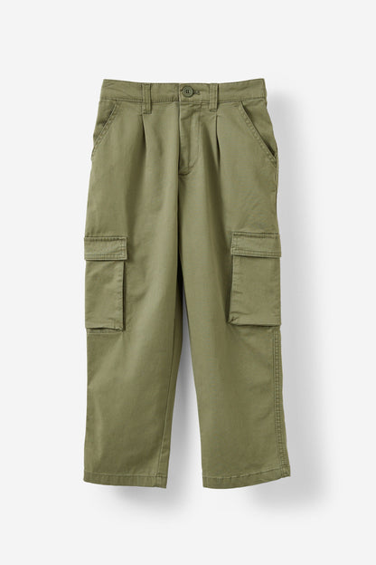 Pleat Front Cargo Pant