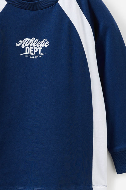 Moto Panelled Long Sleeve Tee