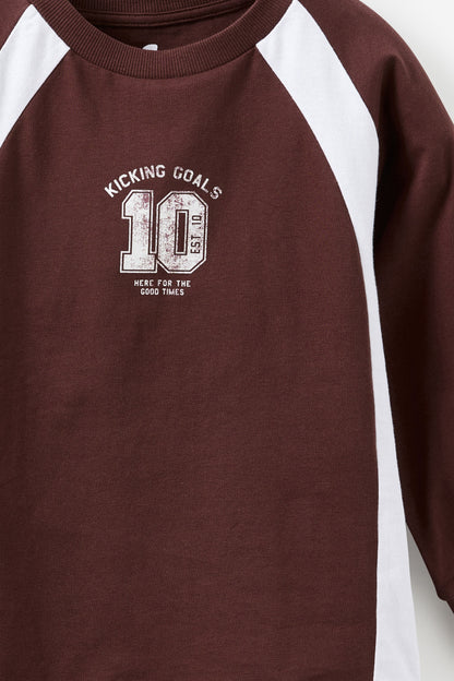 Moto Panelled Long Sleeve Tee