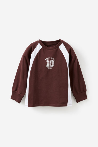 Moto Panelled Long Sleeve Tee