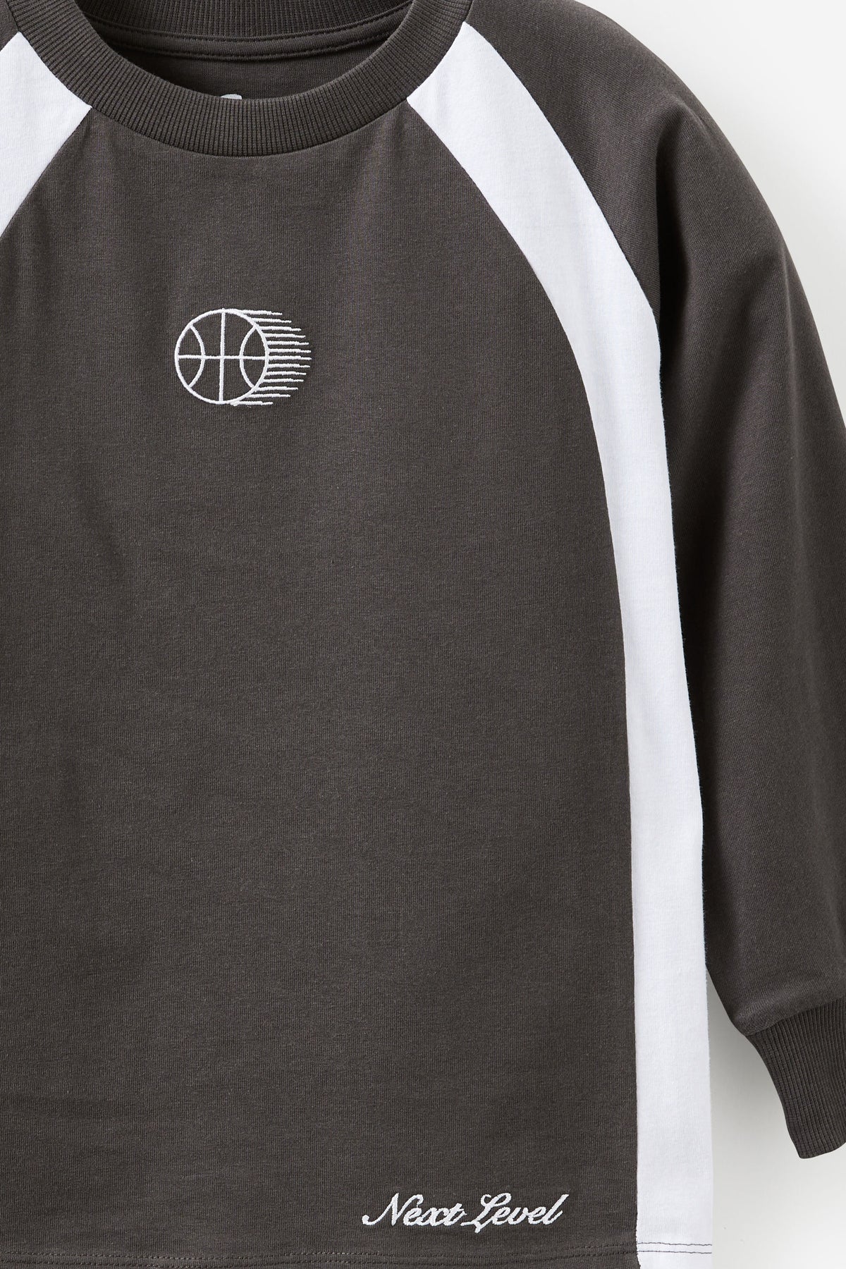 Moto Panelled Long Sleeve Tee