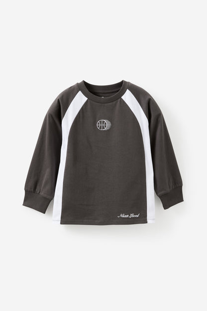 Moto Panelled Long Sleeve Tee