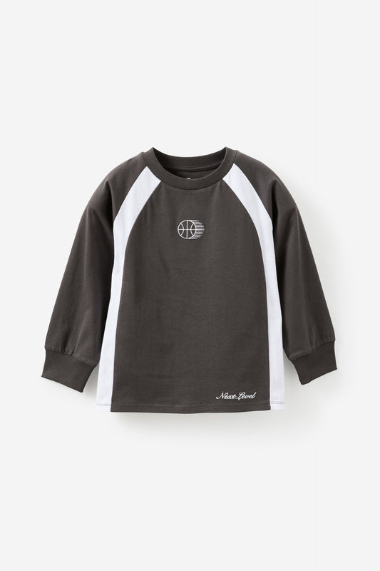 Moto Panelled Long Sleeve Tee
