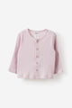 Organic Pointelle Cardigan