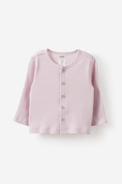 Organic Pointelle Cardigan