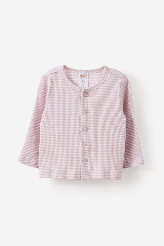 Organic Pointelle Cardigan