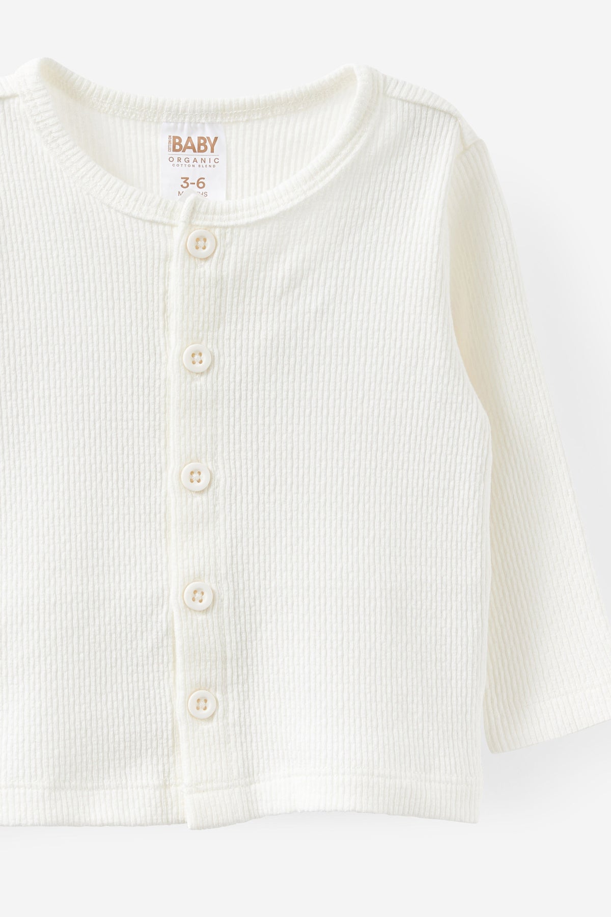 Organic Pointelle Cardigan