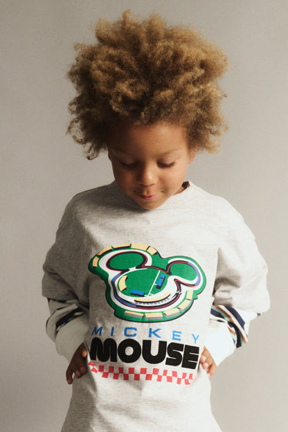 Mickey & Minnie Disney Drop Shoulder SS Tee