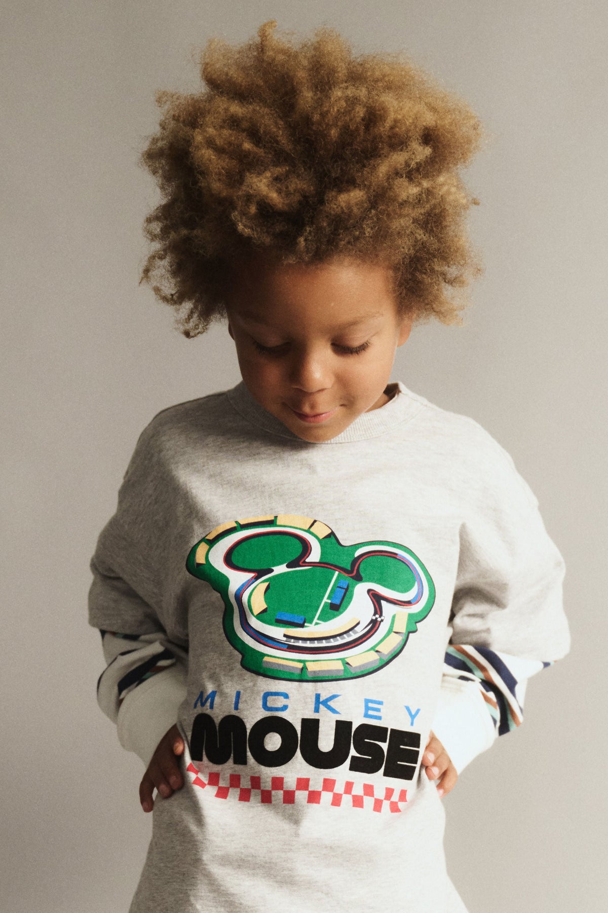 Mickey & Minnie Disney Drop Shoulder SS Tee