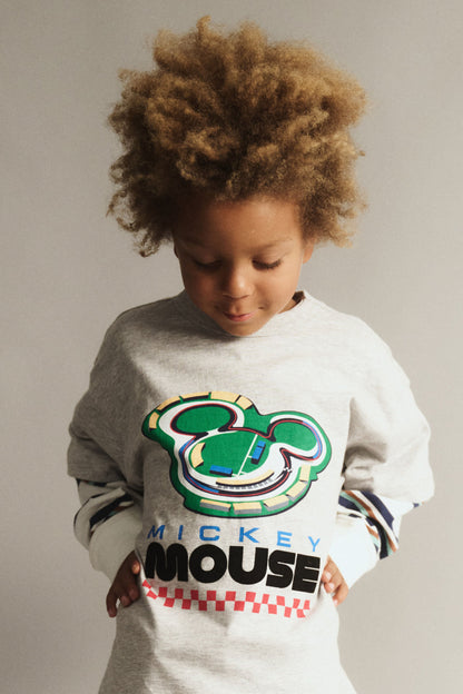 Mickey & Minnie Disney Drop Shoulder SS Tee