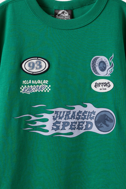 Jurassic Park Drop Shoulder SS Tee