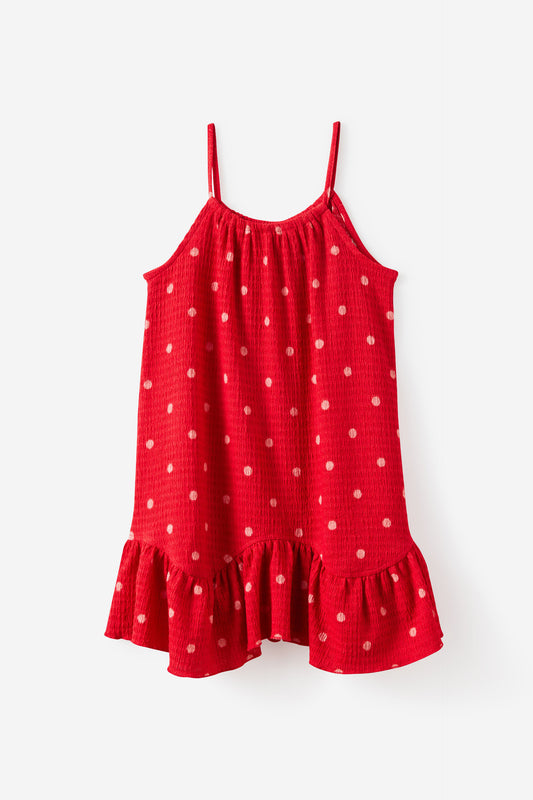 Hazel Scalloped Sleeveless Dress