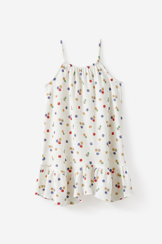 Hazel Scalloped Sleeveless Dress