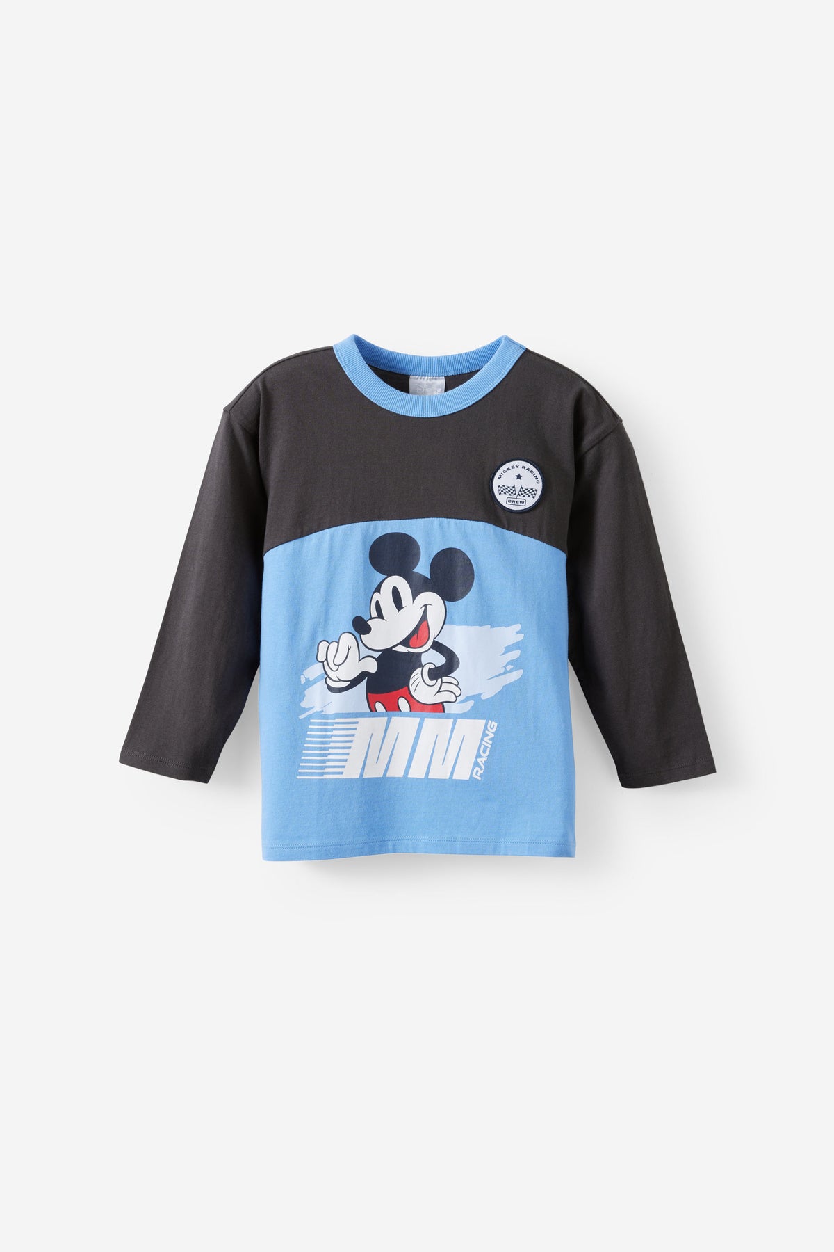 Mickey & Minnie Disney Long Sleeve Drop Shoulder Top
