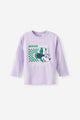 Mickey & Minnie Disney Long Sleeve Drop Shoulder Top