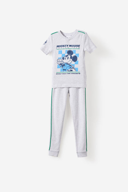 Mickey & Minnie Disney V Neck Short/Long Pyjama Set