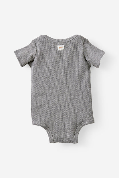Organic Pointelle Short Sleeve Bubbysuit