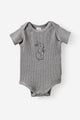 Organic Pointelle Short Sleeve Bubbysuit