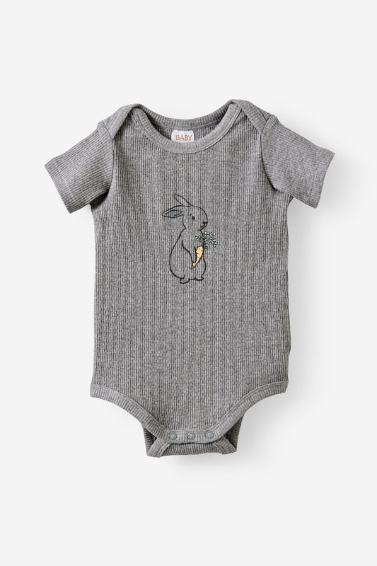 Organic Pointelle Short Sleeve Bubbysuit