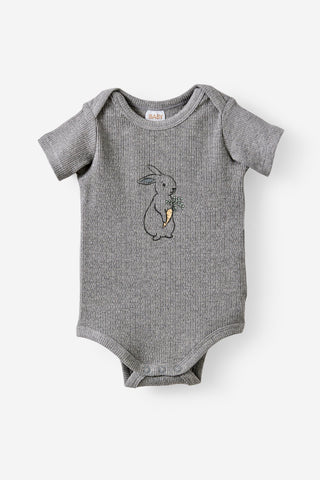 Organic Pointelle Short Sleeve Bubbysuit